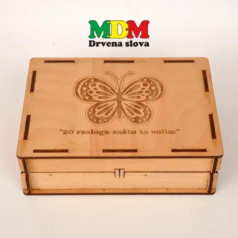 Drvena kutija 20 razloga zašto te volim