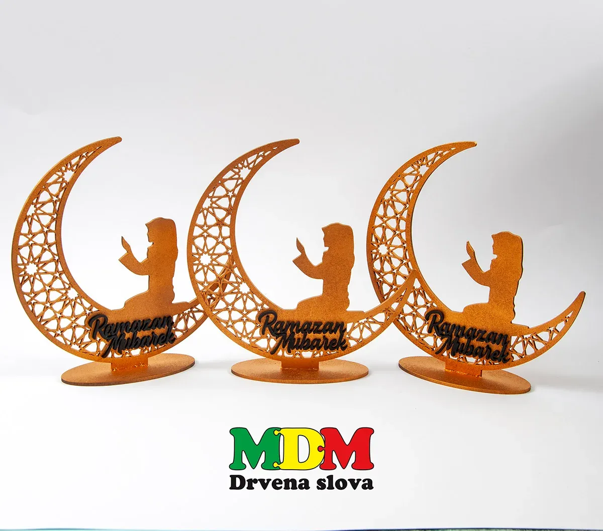 Dekor Ramazan Mubarek | Drveni ramazanski ukras